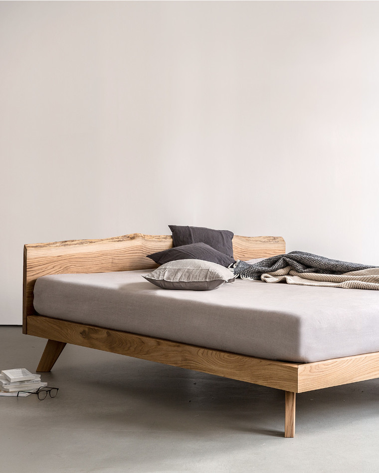 Nutsandwoods Oak Bed, Bed Frames For 200